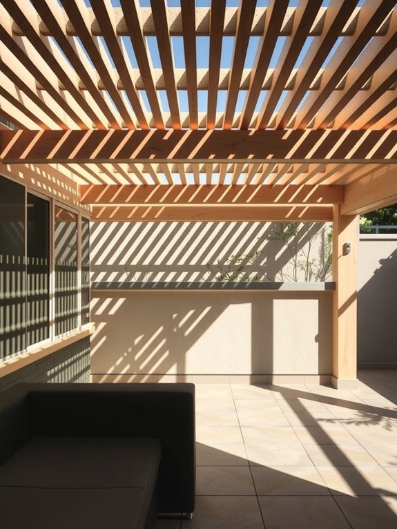 slat spacing angle sun position