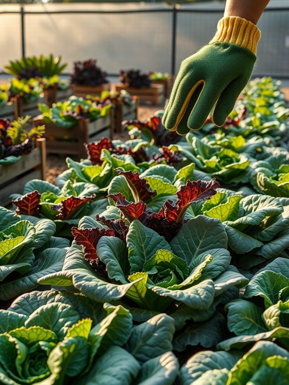 staggered crops continuous autumn harvest