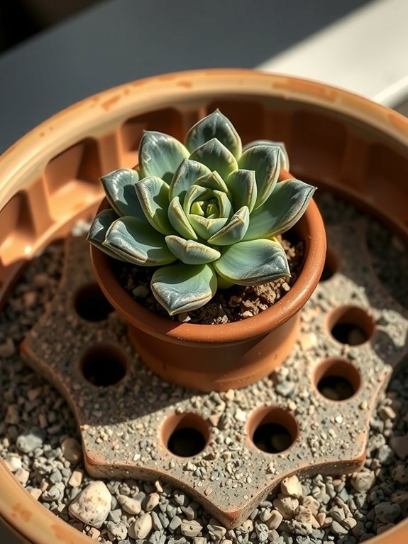 succulent pots with drainage