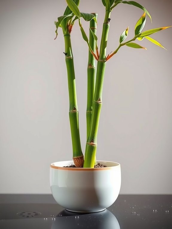 watering bamboo monitor soil moisture