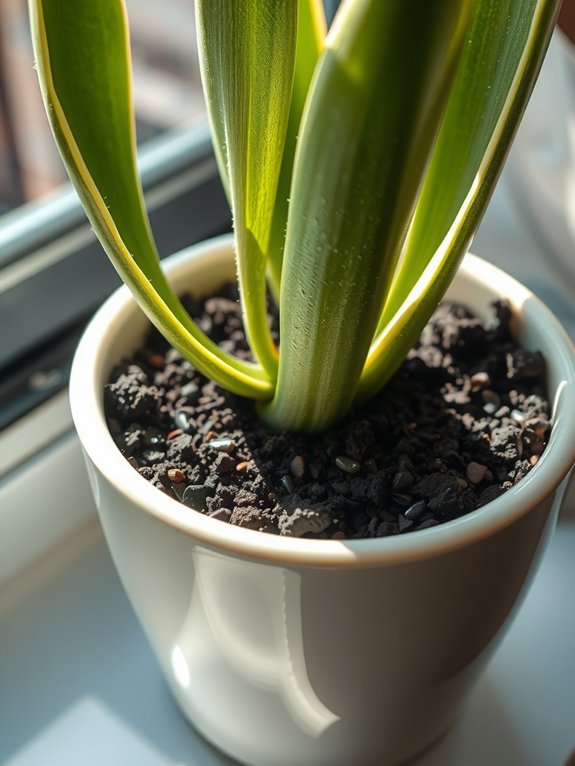 well draining soil infrequent watering