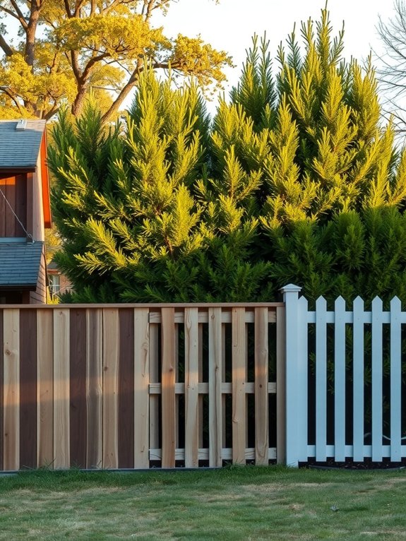 wood vinyl chain link aluminum trade offs