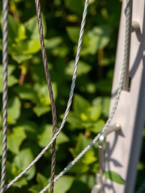 wrong wire gauge choices undermine trellis durability