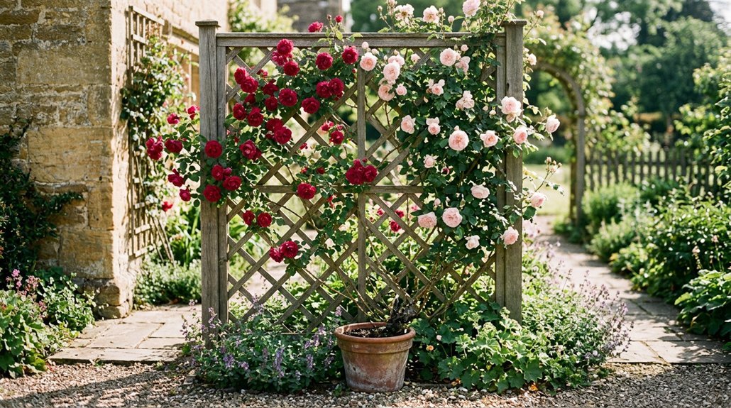 best trellis for climbing roses